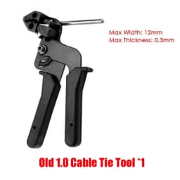 Cable Ties Plier Stainless Steel Locking Tie Hand Wrap Tool Multi-Purpose Cutting Tension Automatic Zip Tie Gun Durable