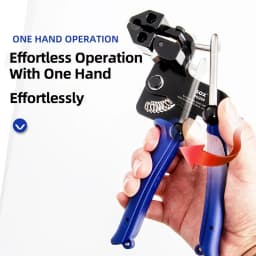 Cable Ties Plier Stainless Steel Locking Tie Hand Wrap Tool Multi-Purpose Cutting Tension Automatic Zip Tie Gun Durable