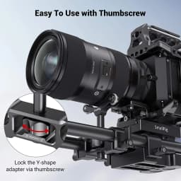SmallRig Universal 15mm LWS Rod Mount Lens Support For 73-108mm Dslr Camera Lens Bracket Support With 15mm Rod Clamp -2727