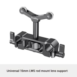 SmallRig Universal 15mm LWS Rod Mount Lens Support For 73-108mm Dslr Camera Lens Bracket Support With 15mm Rod Clamp -2727