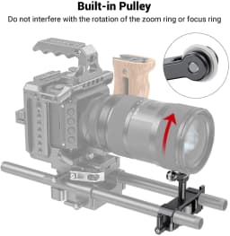 SmallRig Universal 15mm LWS Rod Mount Lens Support For 73-108mm Dslr Camera Lens Bracket Support With 15mm Rod Clamp -2727