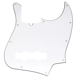 Musiclily Pro 10-Hole Modern Style J Bass Pickguard for 4 String American Jazz Bass