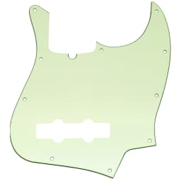 Musiclily Pro 10-Hole Modern Style J Bass Pickguard for 4 String American Jazz Bass