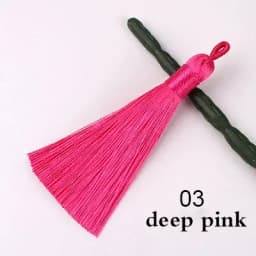 2/5/10PCS 8cm Polyester Silk Tassel Vertical Tassel Decoration Crafts DIY Jewelry Home Decoration Sewing Curtain Accessories