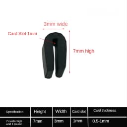 1/2/3/5/10M Black Rubber Edge Strip U Section Anti Oil Seal Edge Shield Encloser Inner Width 0.5-10mm High 5-15mm