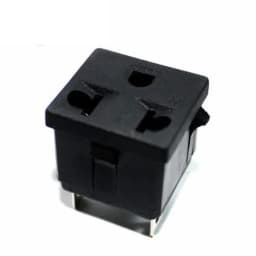 Black Copper 10/16A 250V American Japan Australian British EU Germany French Brazil Universal Electrical AC Power Socket