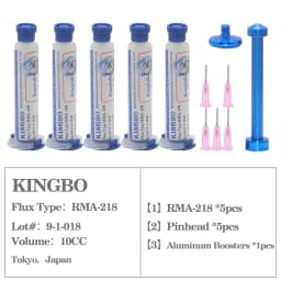 original KINGBO RMA-218 10cc soldering paste with needle No-clean soldering flux