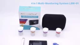 ACCUANSWER Glucose Meter Cholesterol Uric Acid&Hemoglobin Blood Glucose replace Test strips kit for Diabetes Gout Device
