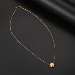 Stainless Steel Necklaces Four Leaf Clover Fashion Classic Style Men Chain Necklace For Women Jewelry Collar Pendant Gifts NEW