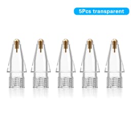 New Tip for Apple Pencil Tip Nib for Apple Pencil 1st 2nd Generation 1 2th Gen Pencil Replacement Tip 2H 2B 4.0 Transparent Nib