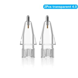 New Tip for Apple Pencil Tip Nib for Apple Pencil 1st 2nd Generation 1 2th Gen Pencil Replacement Tip 2H 2B 4.0 Transparent Nib