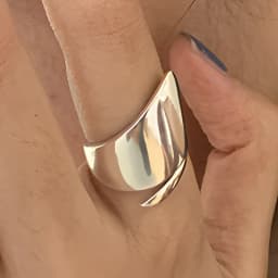 VENTFILLE 925 Sterling Silver Rings INS Fashion Hip Hop Vintage Couples Hollow Lines Punk Thai Silver Party Adjustable Jewelry