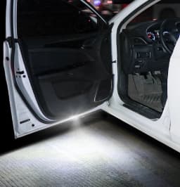 Car Led Welcome Light Magnetic Control USB Charging Auto Open Door Safe Anti-collision Signal Lamp