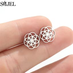 Fashion Stainless Steel Piercing Stud Earrings for Women Leaves Boots Star Cactus Music Small Earings Girls Cartilage Ear Studs