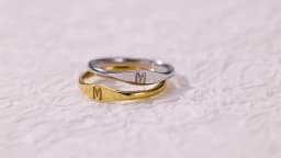 Tiny Initial Letter Rings For Women Fashion A-Z Letter Finger Stainless Steel Ring Aesthetic Wedding Jewelry Gift bijoux femme