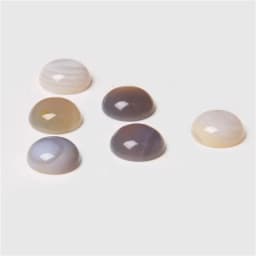 4/6/8/10/12mm Natural Stone Cabochon Round Semi-precious Cameo Fit DIY Ring Earring Bracelet Jewelry Making Finding 10pcs/lot