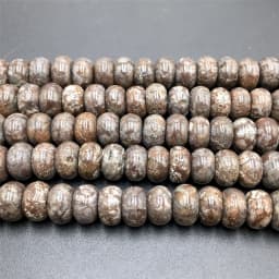 5*8mm Rondelle Stone Beads Chalcedony Natural Jaspers Abacus Beads Jades Loose Beads for Jewelry Making Bracelet DIY Necklace