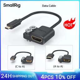 SmallRig Ultra Slim 4K Adapter Cable A to A/C to A /D TO A for BMPCC 4K 6K for Sony A7SIII for Panasonic 3019/3020/3021