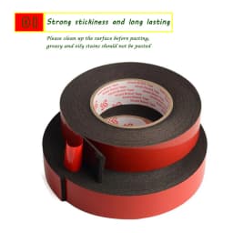 1 PC 1mm-2mm-3mm Thickness Strong Double Side Adhesive Foam Tape 10mm-50mm for Mounting Fixing Pad Sticky