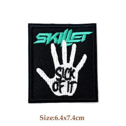 ROCK BAND Iron On Patches Cloth Mend Decorate Clothes Apparel Sewing Decoration Applique Badges Heavy Metal MUSIC