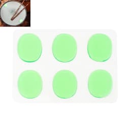 6/12/24Pcs Drum Mute Pad Transparent Silicone Jazz Snare Drum Muffler 3 Colors Optional/A Great Assistant for Drum Set Players