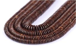 150-100Pcs/Lot Round Natural Coconut Shell Wooden Beads Loose Spacer Beads For Jewelry Making DIY Necklace Bracelet Accessories
