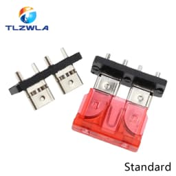 10PCS Car Fuse Holder PCB Board Standard Mini Micro Small Blade Auto Automotive Boat 32V For PCB Board Safety Clip Insertion Typ