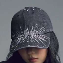 1pc Kpop "What Is Your Love Song" Same Knitted Embroidery Caps for Women,Tour Concert Cap Outdoor Retro Washed Baseball Caps 모자