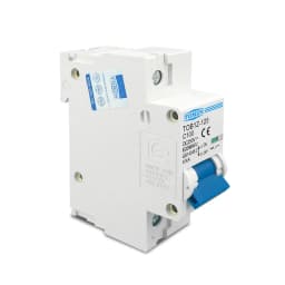 TOMZN 1PCS TOMZN 1P 125A DC MCB 250V Circuit Breaker PV System C curve Battery Main Switch