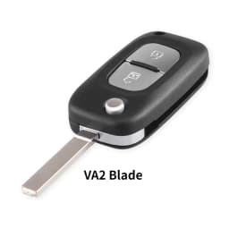 KEYYOU 2/3 Buttons Filp Car Remote Key Case shell for Renault Fluence Clio Megane Kangoo Modus Auto Key With NE73/VA2 Blade