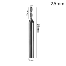 Carbide Milling Cutter 2 Flute Straight Shank End Router Bit Mill 4mm 6mm 8mm 10mm 12mm CNC Tools Stainless Special HRC65