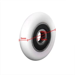 8 Pcs/set Bath shower cabinet roller wheel shower room accessories bearing roller wheel 19/23/25/27mm