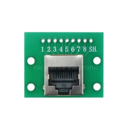 1Pcs RJ45 Adapter Board To XH2.54 Modular Ethernet Connector Adapter Network Interface + Breakout Board + Pin Header