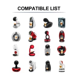 Refillable For Dolce Gusto Capsule Silicone Sleeve Stainless Steel Metal Dolci Gusto Coffee Maker Coffee Scoop Tamper i Cafilas