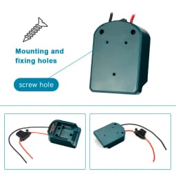 External Battery Adapter Converter for MT Makita 14V/18V Battery DIY Power Tool box mod Plug accessories kit electric extension