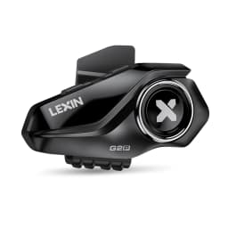 Lexin G2P Motorcycle Intercom Helmet Bluetooth Headsets,Handsfree Communicator Up to 6 Riders Interphone with FM Radio