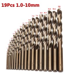M35 Cobalt Metal Drill Straight Shank Twist Drill Bit Set HSS-Co Hole Opener Tool For Stainless Steel Metal Iron Woodworking