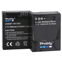 Original Probty for GoPro Hero3 Hero3+ Hero 3 Hero 3+ Battery +LCD Dual Charger for Go Pro AHDBT-301 Action Camera Accessory