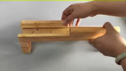 31.5 Cm Big Size Solid Wood Material Handmade Wooden Purse Frame With Screws Wholesale Factory Wooden Obag Purse Handle