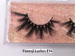 FOXESJI Lashes 3D Mink Eyelashes Natural Long Fluffy Dramatic Strip Eye Lashes Eyelash Extension Soft False Eyelashes Makeup