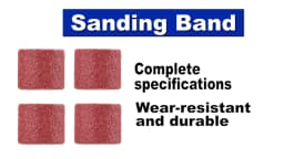 CMCP 102/132pcs Sanding Drum Set 1/4 3/8 1/2 Inch Sanding Bands With Sanding Mandrels For Nail Dremel Accessories