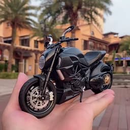 1:12 Ducati Diavel Carbon Red Die Cast Vehicles Collectible Hobbies Motorcycle Model Toys Birthday gift for children