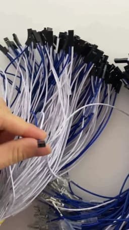 20 PCS/LOT DuPont 2 Pin Cable FOR Arcade USB Encoder Zero Delay Control Board 4.8mm 2.8mm Happ Joystick Arcade Button Cable