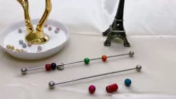 3mm 2mm Charms Storage Rod for Sorting Rondelles Charms E Series Bracelet Beads Holder Trollbeads Accessories Organizer Shaft