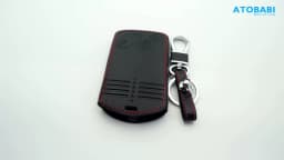 Leather Car Key Cover For Mazda CX-7 CX-9 MX-5 Miata RX-8 2007 2008 2009 Keychain Holder Smart Remote Control Fob Protector Case