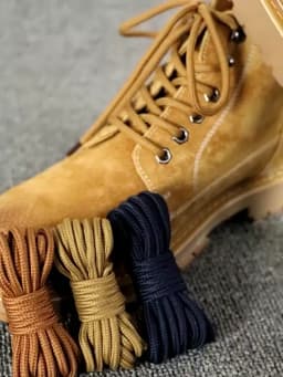 1 Pair Round Shoelaces Polyester Classic Shoelace Casual Women Men Sports Boots Sneakers Shoe Laces Shoes Accessories