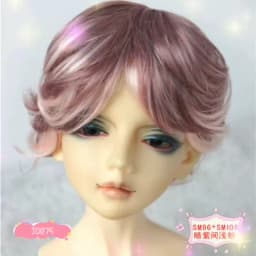 Doll Wigs JD075 1/3 8-9inch 21-23cm Boyish Cupid Curls Synthetic Mohair SD BJD Doll Wigs