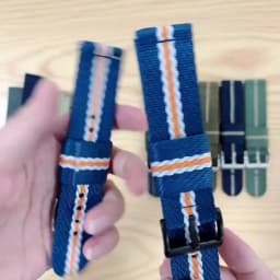 Woven Nylon Strap 18mm 20mm 22mm 24mm Stainless Steel Buckle Quick Release Men Replacement Bracelet Wrist Band Watch Accessories