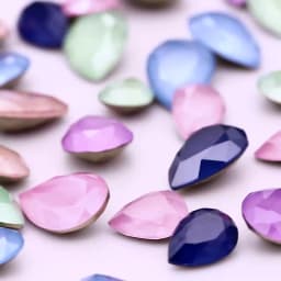 20 Pieces Mocha Series Drop Rhinestones Glass Rhinestones Strass Crystal Pointback Rhinestones Glue on DIY Accessories