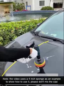 Car Waxing Sponge Pad Polishing Kit Auto Detailing Sandpaper Buffing Sanding Disc Polisher Drill Adapter Headlight Restoration